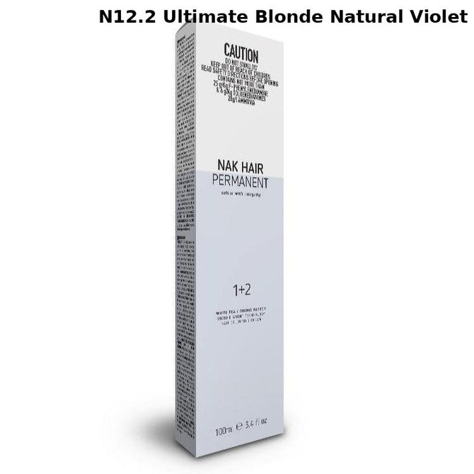 NAK Permanent Colour - N12.2 Ultimate Blonde Natural Violet