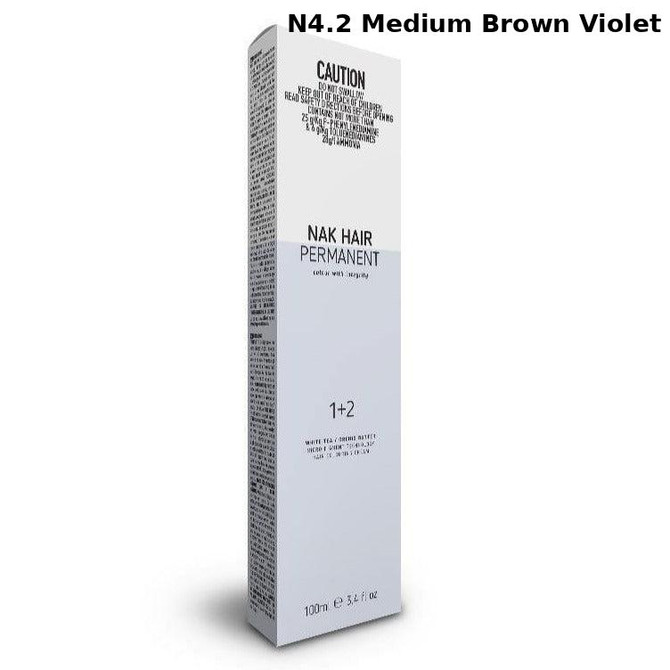 NAK Permanent Colour - N4.2 Medium Brown Violet