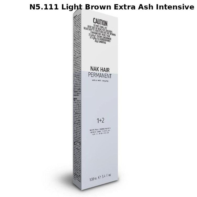 NAK Permanent Colour - N5.111 Light Brown Extra Ash Intensive