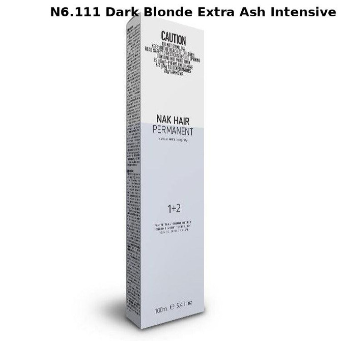 NAK Permanent Colour - N6.111 Dark Blonde Extra Ash Intensive