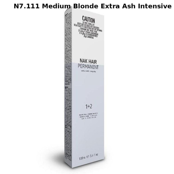NAK Permanent Colour - N7.111 Medium Blonde Extra Ash Intensive