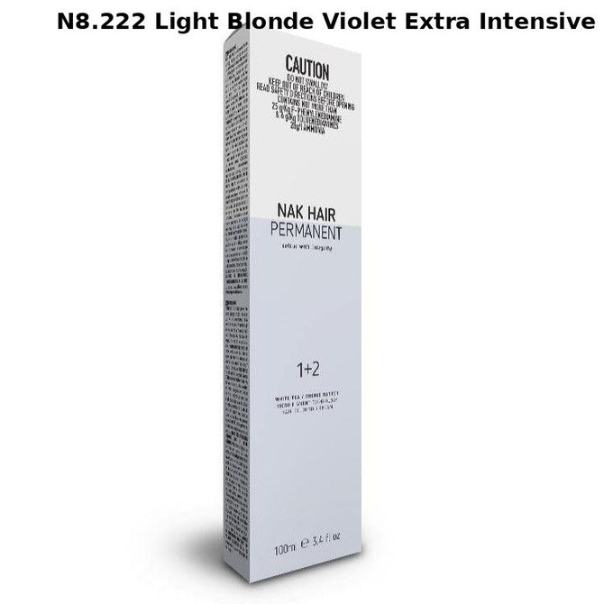 NAK Permanent Colour - N8.222 Light Blonde Violet Extra Intensive