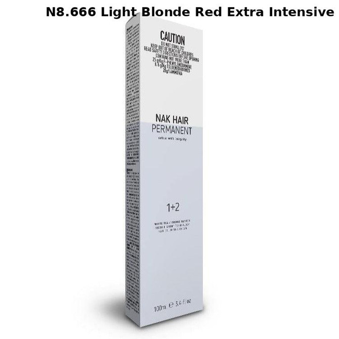 NAK Permanent Colour - N8.666 Light Blonde Red Extra Intensive