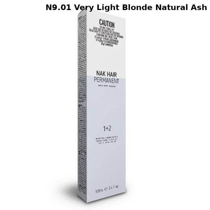 NAK Permanent Colour - N9.01 Very Light Blonde Natural Ash