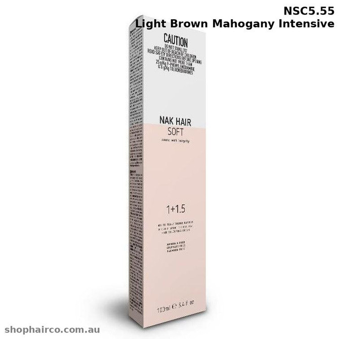 NAK Soft Colour - NSC5.55 Light Brown Mahogany Intensive