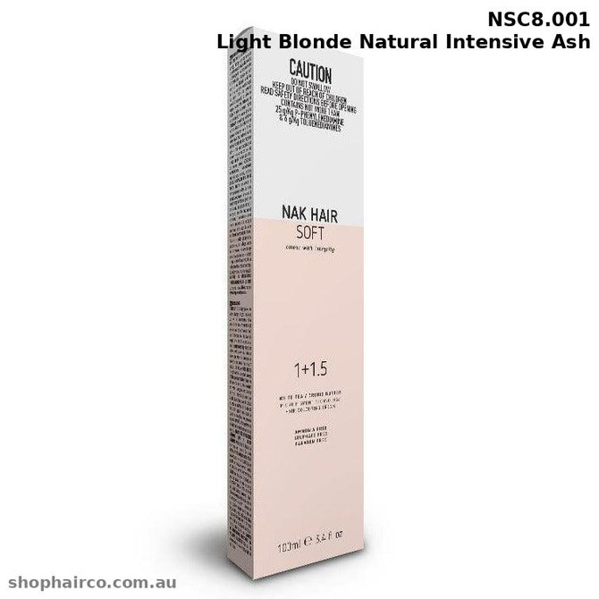 NAK Soft Colour - NSC8.001 Light Blonde Natural Intensive Ash