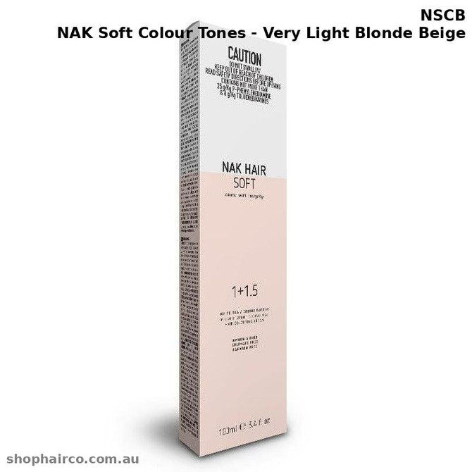 NAK Soft Colour - NSCB Very Light Blonde Beige