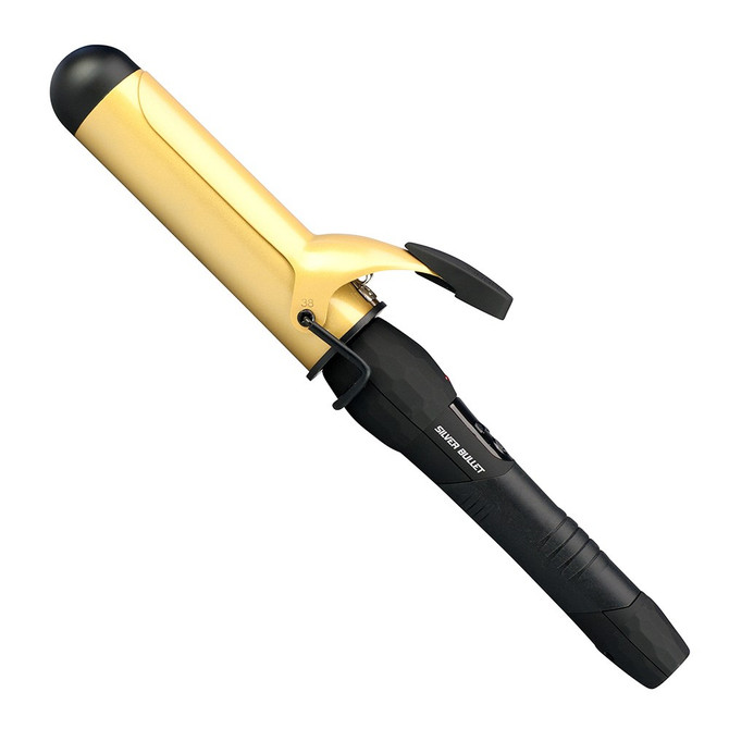 Silver Bullet Fastlane Ceramic Curling Iron Gold - 38mm