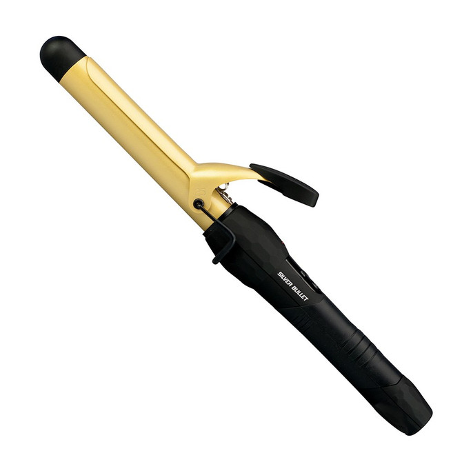Silver Bullet Fastlane Ceramic Curling Iron Gold - 25mm