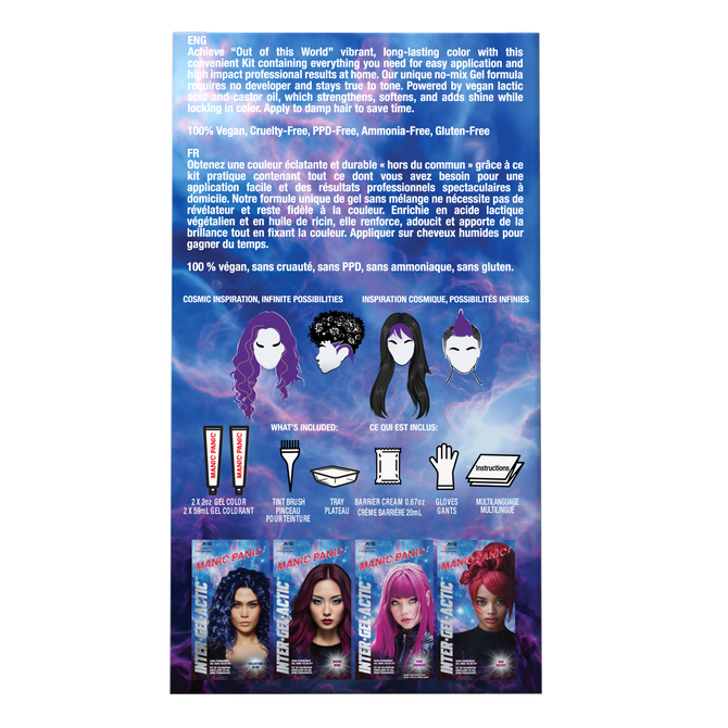 Manic Panic Love Power Purple Inter-GEL-actic Hair Color Kit