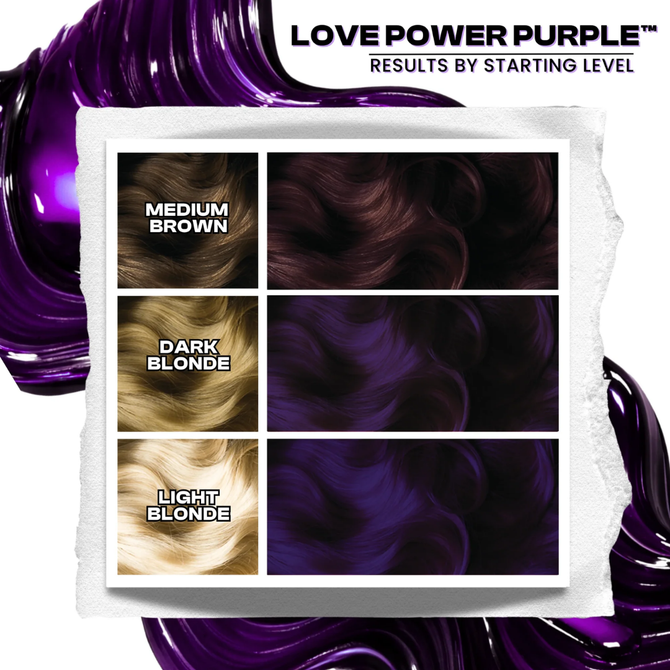 Manic Panic Love Power Purple Inter-GEL-actic Hair Color Kit