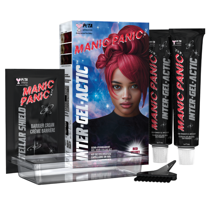 Manic Panic Red Velvet Inter-GEL-actic Hair Color Kit