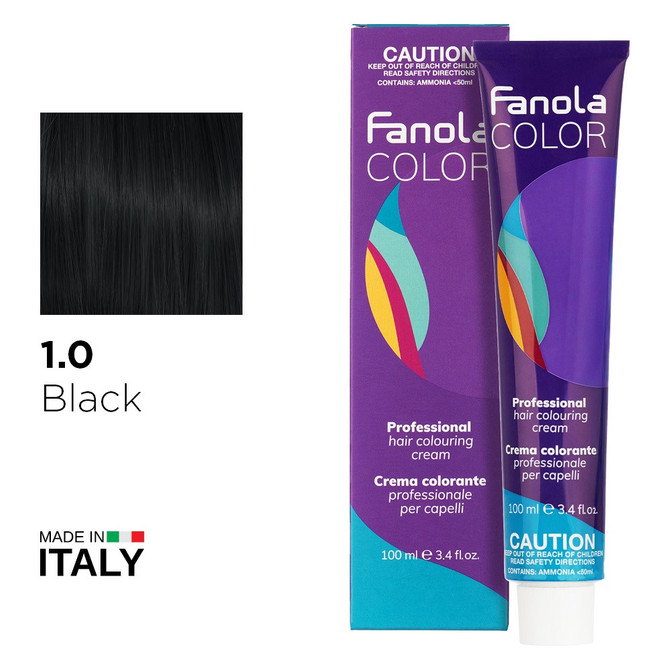 Fanola Color 1.0 Black 100ml