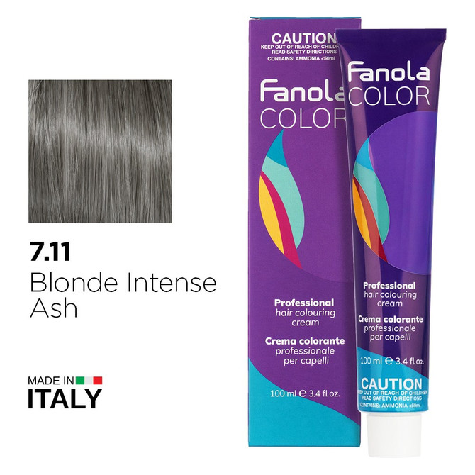 Fanola Color 7.11 Blonde Intense Ash 100ml