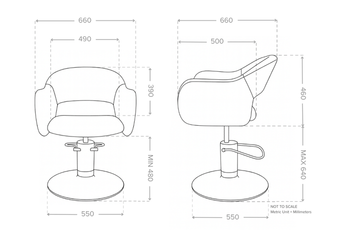Maletti Nora Salon Chair