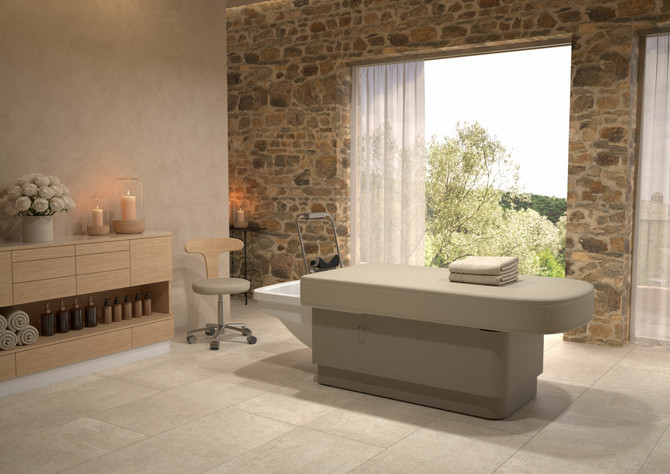 Maletti Shirobody Head Spa Treatment Bed