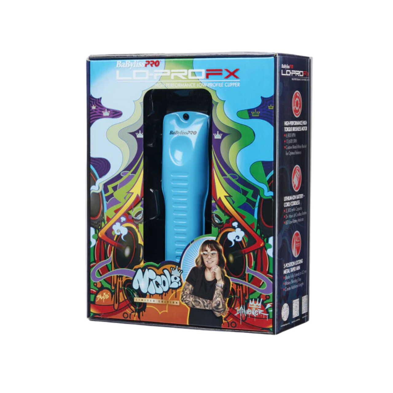 BaBylissPRO LoPROFX Cordless Clipper Blue Australia