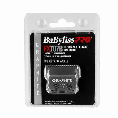 BabylissPRO Trimmer Fine Tooth Graphite Replacement Blade FX707B