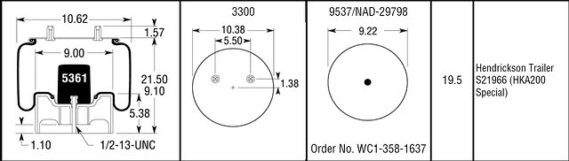 Hendrickson / HENS-28929 / Airbag - A&H Part Sales