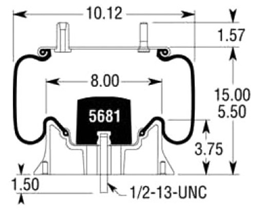 AIRBAG9366 / Trailer Air Bag