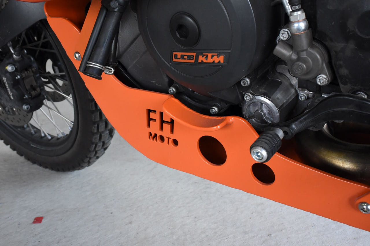 KTM Adventure Skid Plate and Kickstand Relocate