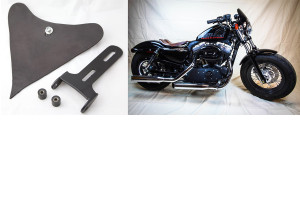 Sportster Hinge Kit for an on the frame mount
by Rich Phillips Leather, MADE IN USA