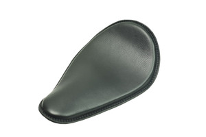 11x16 Oak Leaf Antique Black Spring Solo Seat - Rich Phillips Cycles