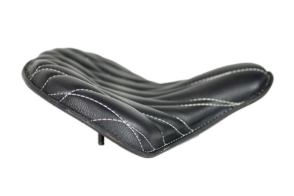 15x14 Black Leather Tractor Seat with 1 Inch Premium Foam and White Diamond Fade Stitching
MADE IN USA
by Rich Phillips Leather