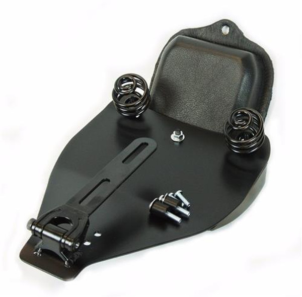 2000-2017 Spring Solo Seat Mounting Kit for all Softail Models with Black 2 Inch Springs
by Rich Phillips Leather, MADE IN USA