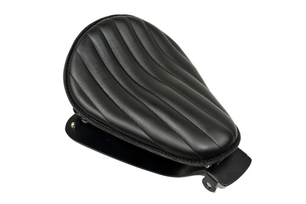 10x13 Tuck and Roll Black Leather Seat with Sportster Mounting Hardware Kit, includes everything needed to bolt on to your bike
MADE IN USA
by Rich Phillips Leather