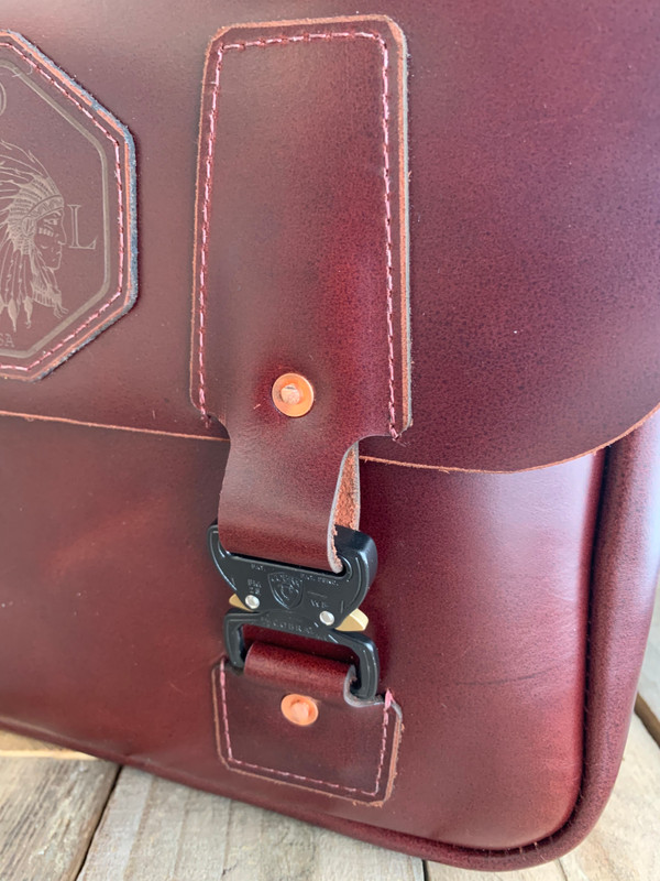 The Pony Express Bag by Rich Phillips Leather. Handcrafted and made in ...