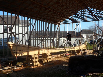  Keel Ride on my friend’s future boat