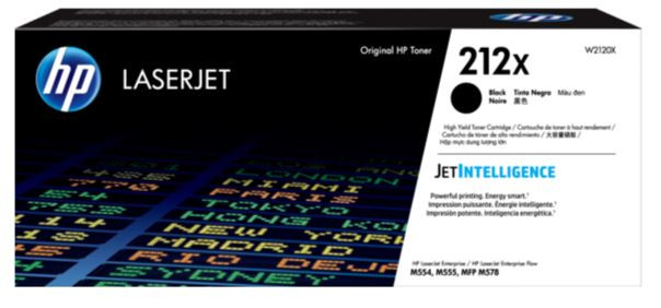 HP 212X LaserJet M455, M554, M555, MFP M578 High Yield Cyan Toner
