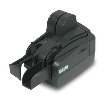 ARCA LS 150 DPM check scanner with automatic feeder and InkJet endorser