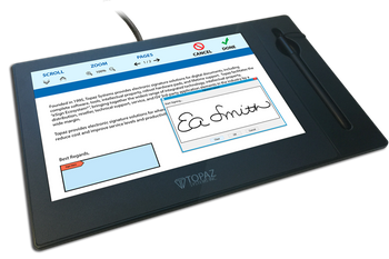 Topaz Gemview 10, Esign Tablet Display, 10.1", Includes 1-year Manufacturer's Mail-In Warranty