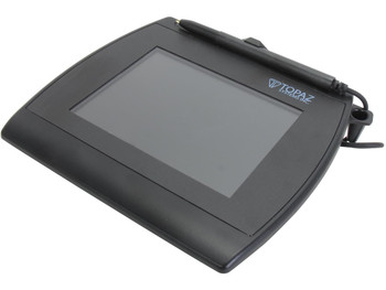 Topaz Signature Gem LCD 4x5 Signature Pad, Dual Serial/USB, Citrix Ready Includes 3 Year Manufacturer's Mail-In Warranty