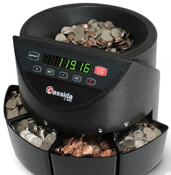 Cassida C100 Electronic Coin Counter and Sorter