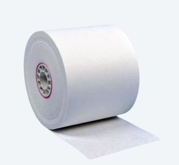 2 1/4" x 150' White 1-Ply Bond Paper Rolls (50 Rolls)