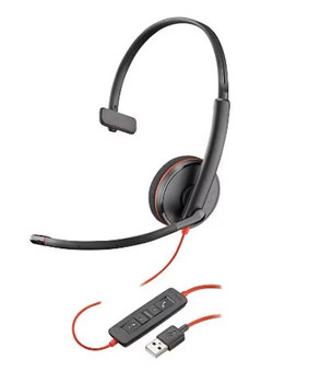 Poly Blackwire 3210 Microsoft Teams Certified USB-A Headset