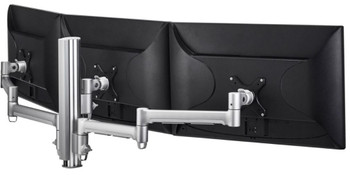 Atdec Systema Monitor Arm Includes:  (2) AWM-A71-S 710MM Monitor Arm  (1) AWM-A13-S 130MM Monitor Arm  (1) AWM-P40G-S 400MM Post (1) AWM-FF-S Clamp