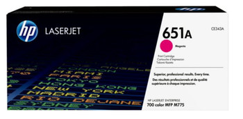HP 651A magenta original LaserJet toner cartridge