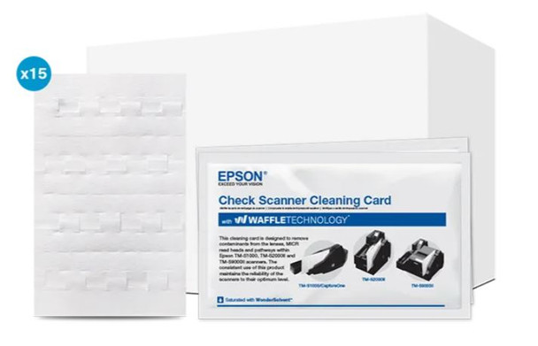 Epson Capture One Cleaning Cards (15/Box)