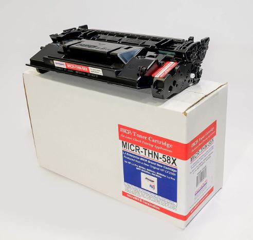 Micro MICR Black Toner compatible for CF258X