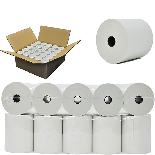 Thermal Printer Paper Roll, White, 80 mm x 230 ft, TP-2080