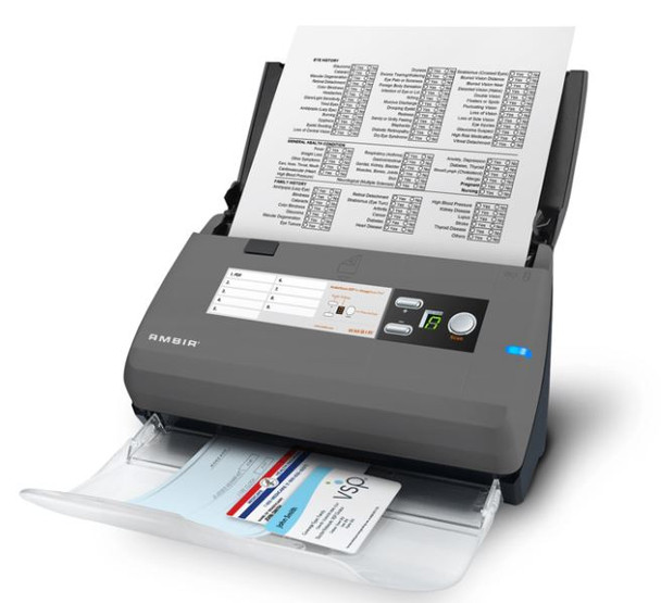 Ambir ImageScan Pro 820ix Sheetfed Scanner, 600dpi