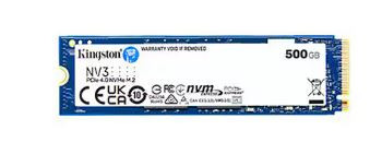 Kingston NV3 PCIe 4.0 NVMe M.2 500GB SSD