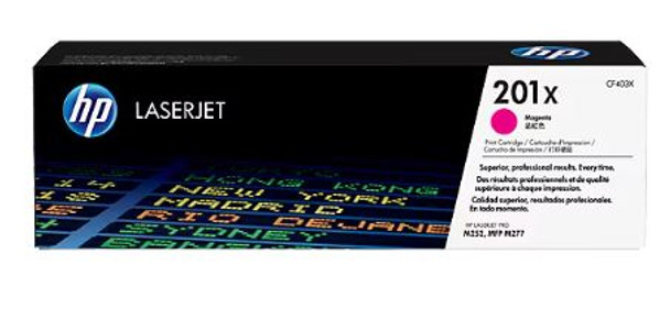Hewlett Packard Genuine OEM CF403X HP201X High Yield Magenta Toner Cartridge (2.3K YLD)
