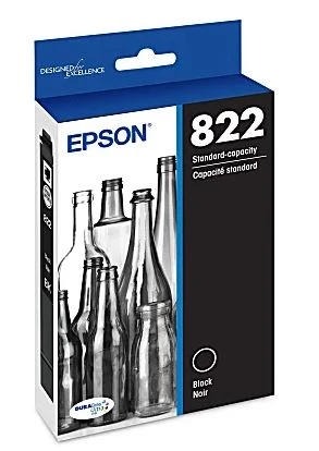 Epson 822 Original Black Ink Cartridge, T822120-S