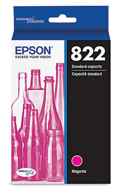 Epson WorkForce Pro Original Magenta Ink Cartridge, 822 (T822320-S, T822)