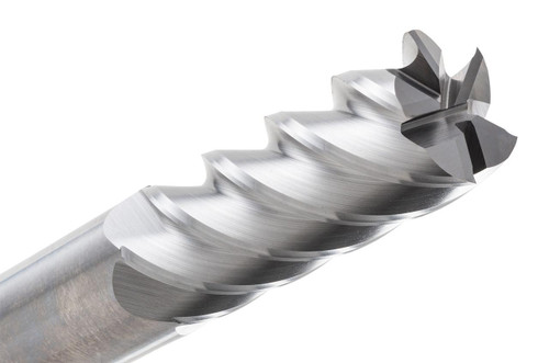 CGS Tool EF-5 Tornado Series Finishing End Mills 45029, high-quality metallic cutting tool with a spiral flute design for precision machining and smooth finishing.